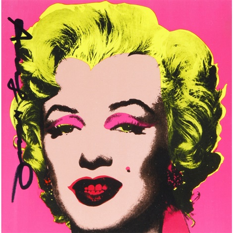 Andy Warhol (American, 1928–1987) Title: Marilyn invitation, 1981 Medium: screenprint Size: 17.7 x 17.7 cm. (7 x 7 in.)