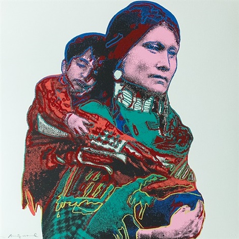  Andy Warhol (American, 1928–1987) Title: Mother and Child Medium: Prints and Multiples Edition: 250 Size: 36 x 36 in. (91.4 x 91.4 cm.)